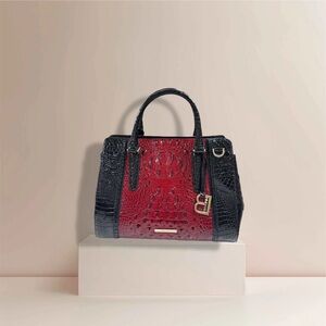 Brahmin Finley Satchel With Strap